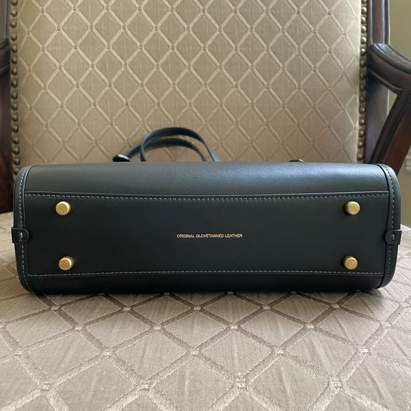 Coach Black Leather Swing Zip Shoulder Bag (Cherry Charm Included) - Picture 7 of 10